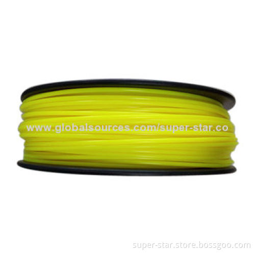 Hot sale 3D ABS printer filament, 1.75/3.00mm